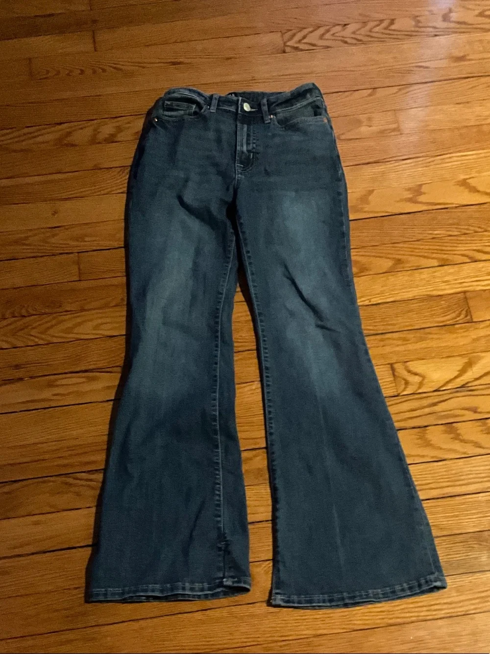 GAP Dark Blue Flared Wide-Leg Jeans